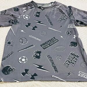 Under Armour Kids Gray Graphic T-Shirt